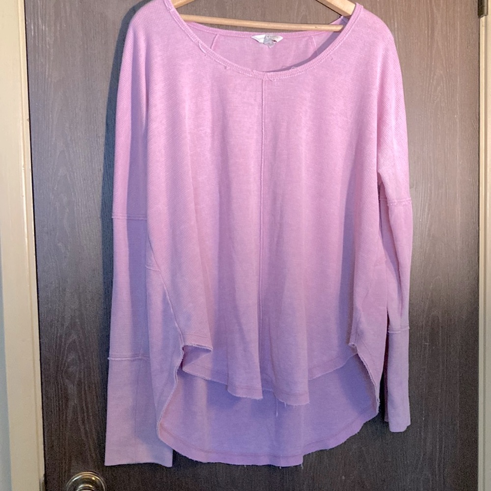 Lucky brand Flowey pink cotton thermal size large